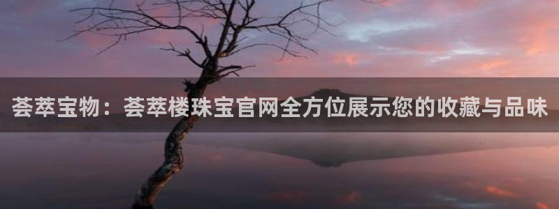 新航娱乐公司艺人招聘：荟萃宝物：荟萃楼珠宝官网全方位展示您的