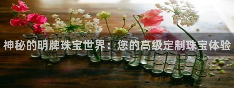 新航娱乐观:神秘的明牌珠宝世界:您的高级定制珠宝体验