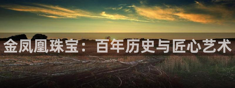 德阳娱乐城最新航拍：金凤凰珠宝：百年历史与匠心艺术